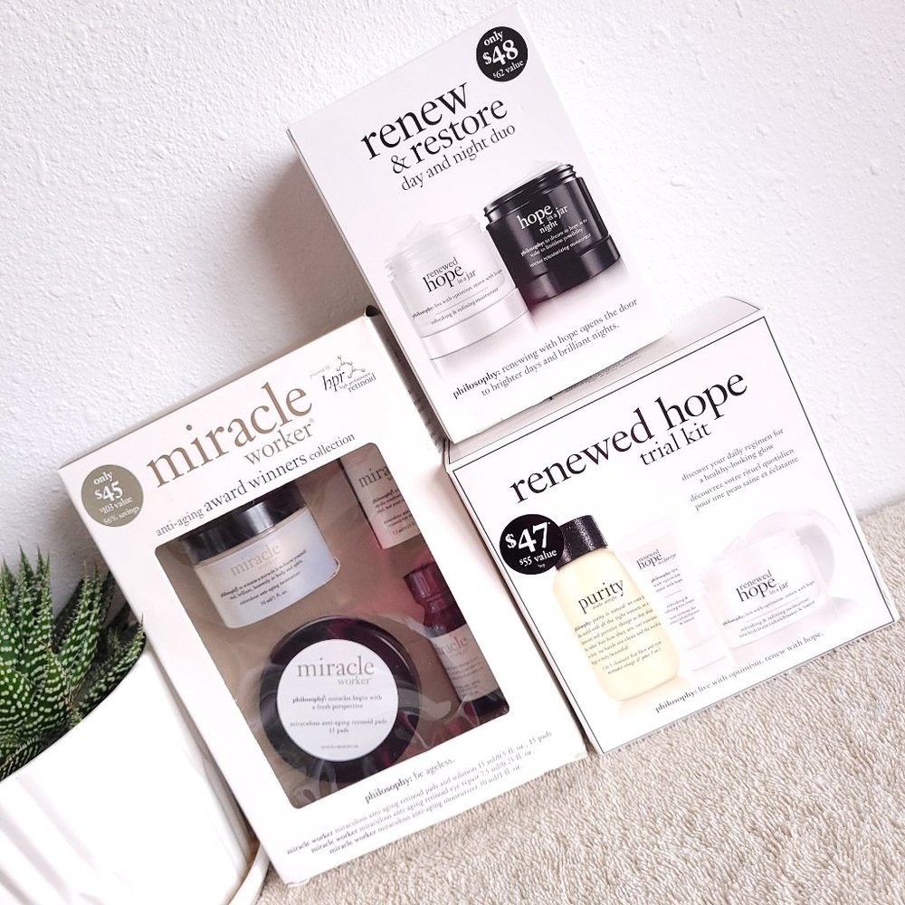 Philosophy bundle pack of skincare (Total 9  items)